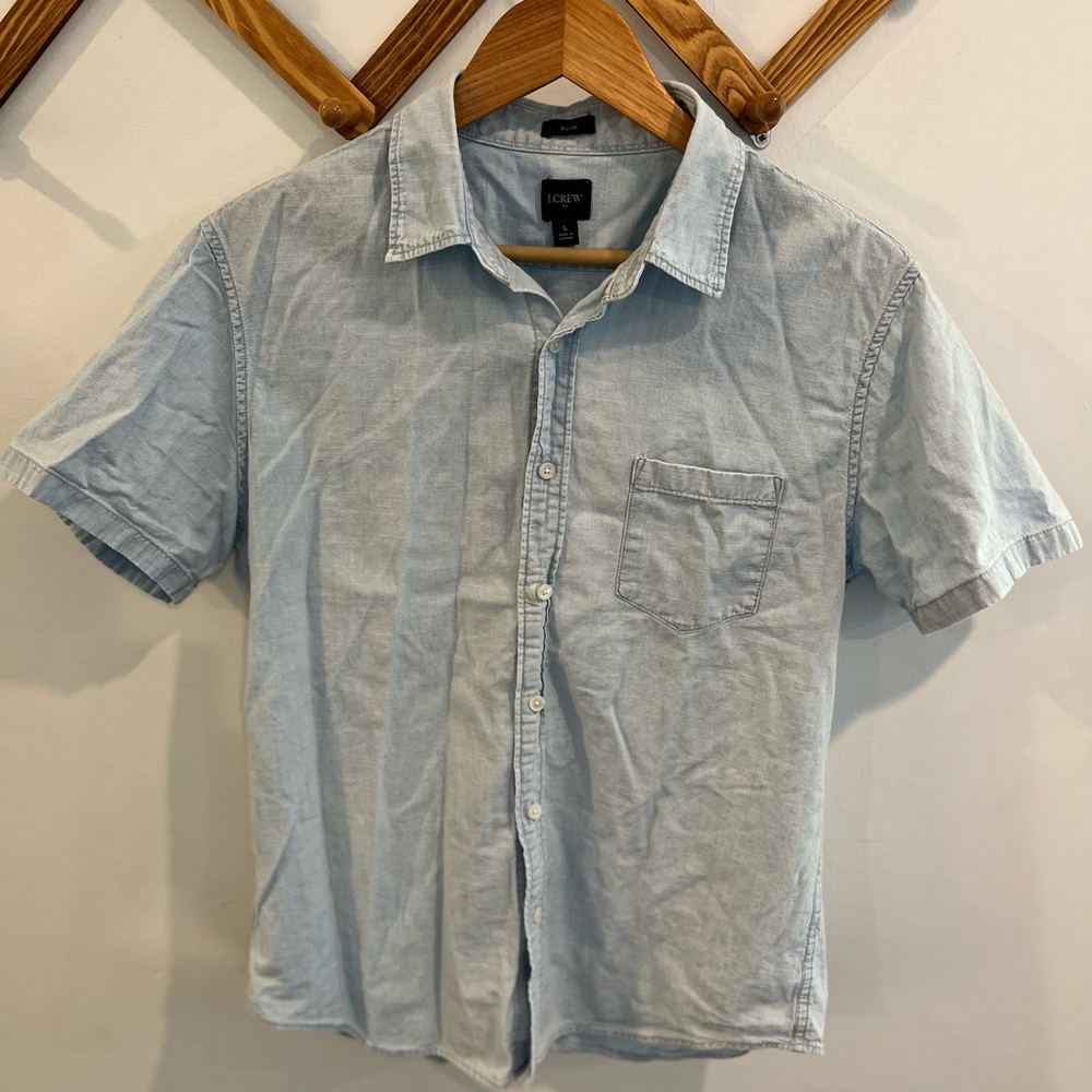 J. Crew - Slim - Spread Collar Shirt - Large
